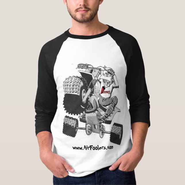 *UPDATED*www.AirFoolers.com tecknad T Shirt (Framsida)