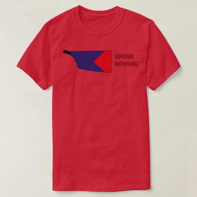 upenn rowing t shirt (Design framsida)