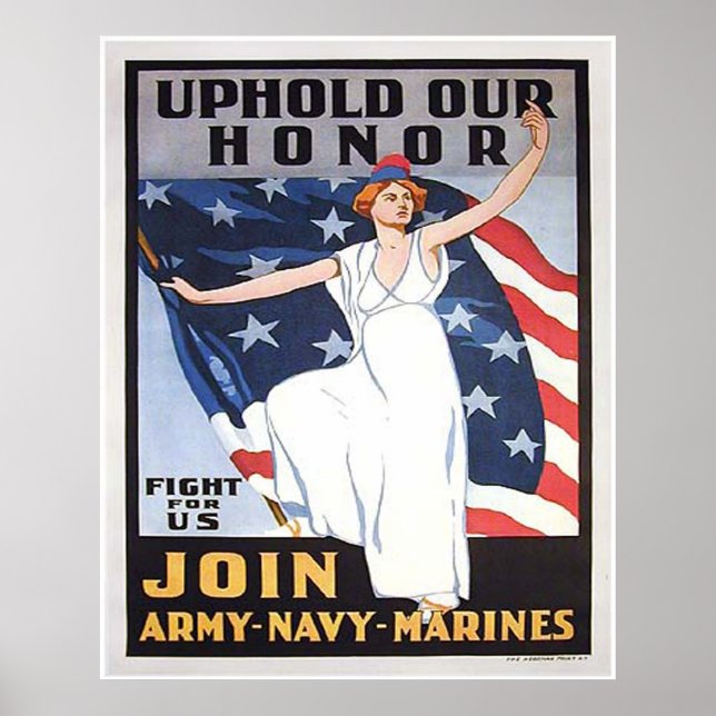Uphold our Honor Poster (Framsidan)
