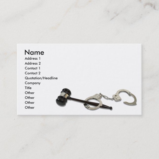 UpholdingLaw073110 namn, adress 1, adress 2,… Visitkort (Framsida)