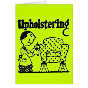 UPHOLSTERY HÄLSNINGSKORT