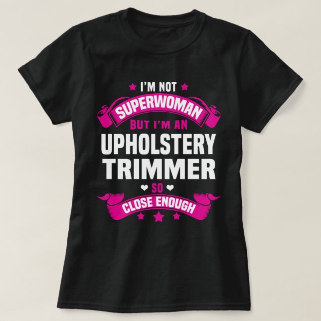 Upholstopptrimmer T Shirt (Design framsida)