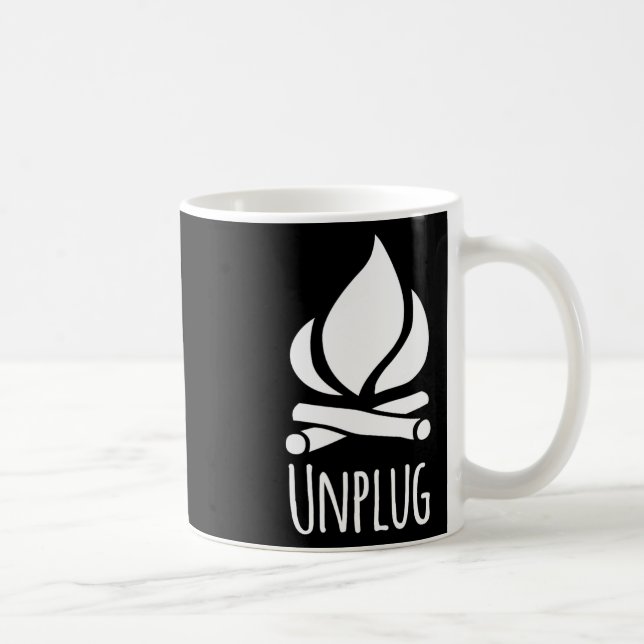 Upkoplell Camp Camping Eldstad Bålplats Rustik Cam Kaffemugg (Höger)