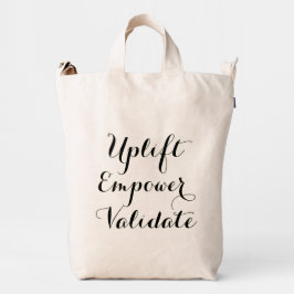 Upliften bemyndigar validerar hänger lös