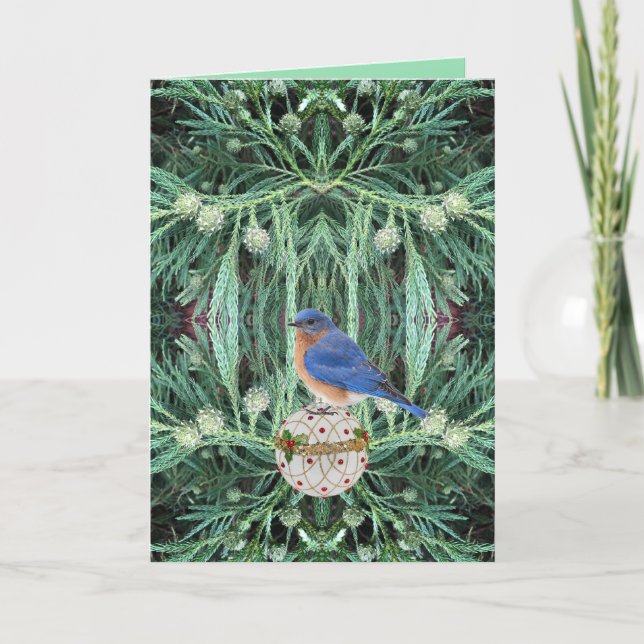 Uplifting Christmas Card with Message of Hope Kort (Framsida)