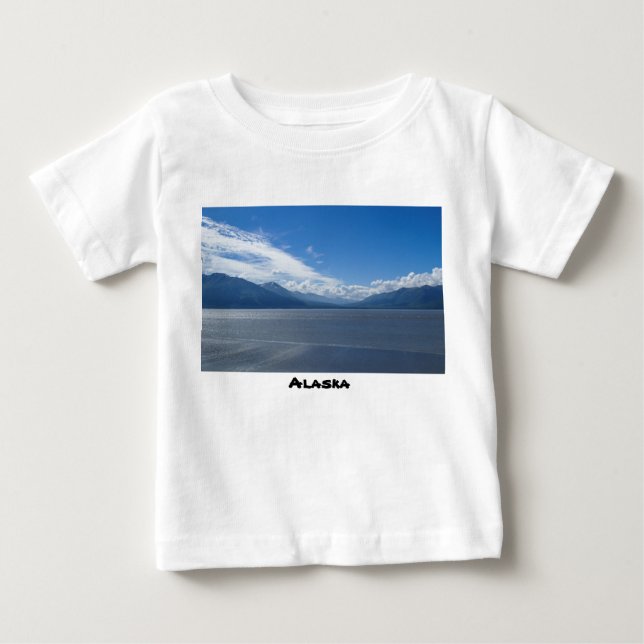 Upliving Alaska Mountains T Shirt (Framsida)