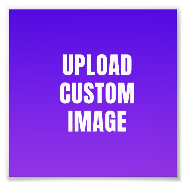 Upload Custom Image - Add Your Own To Print On A Fototryck (Framsidan)