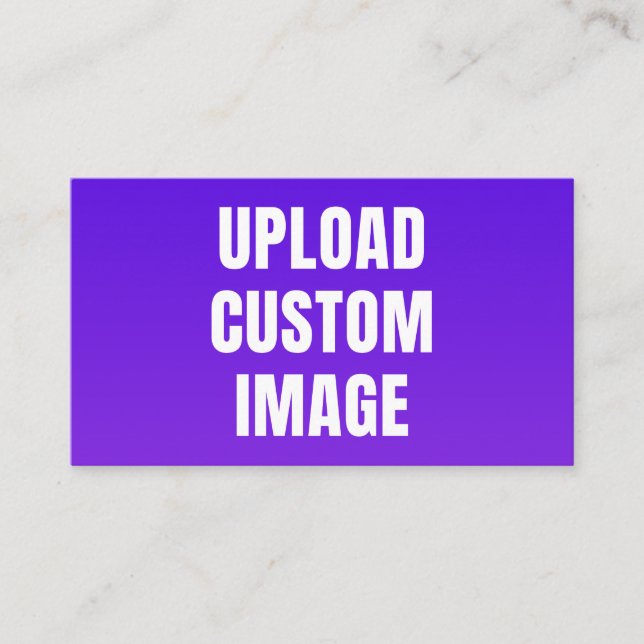 Upload Custom Image - Add Your Own To Print On A Rabattkort (Framsida)