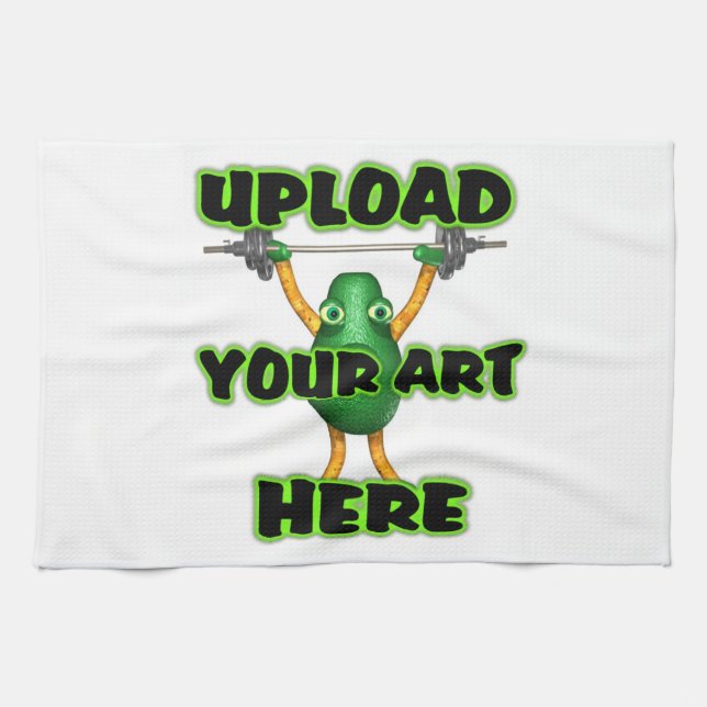 Upload din konst till kökshanddukar (Horisontell)