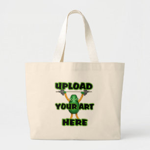 Upload konst på beställnings- zazzletote bags vi jumbo tygkasse