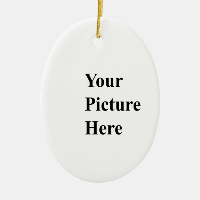 Upload på din egna bild här julgransprydnad keramik (Framsidan)