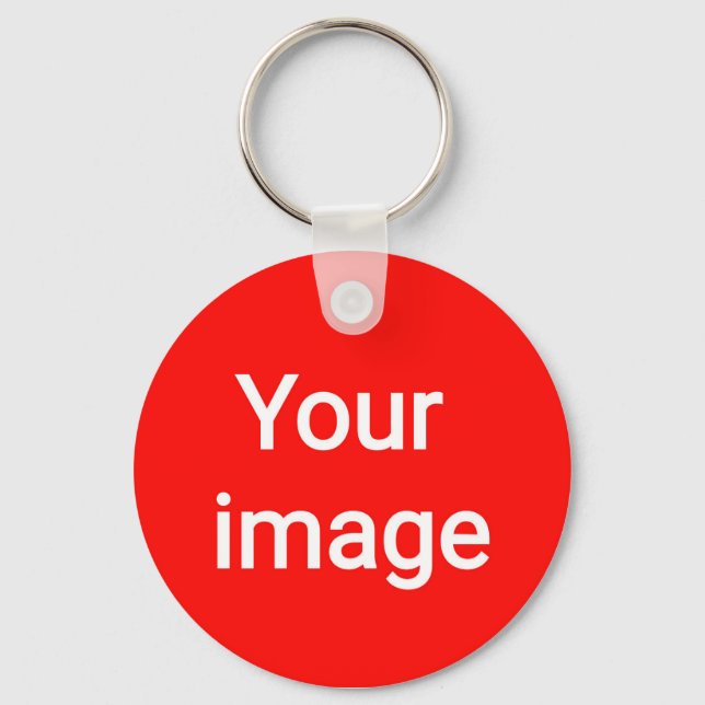 Upload Your Custom Image – Personalized Graphic Nyckelring (Framsida)