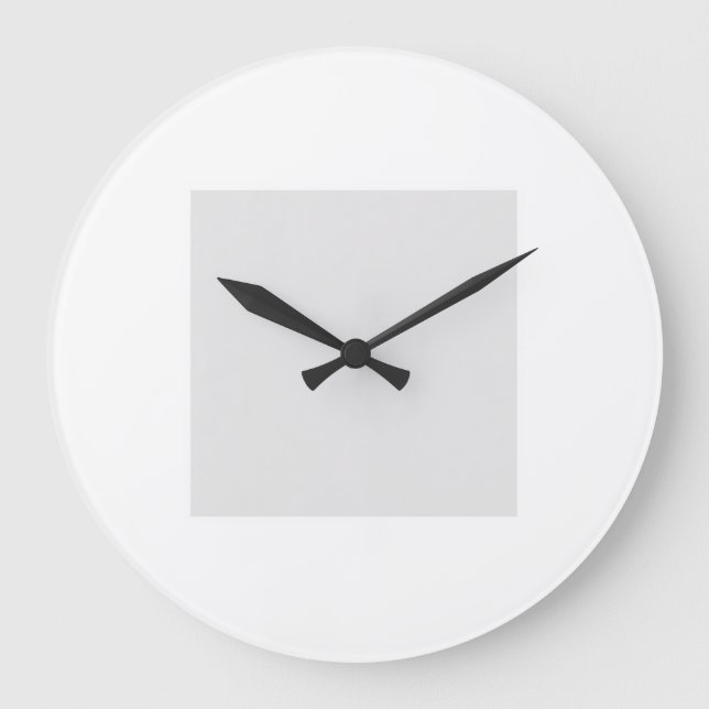 Upload Your Own Design Custom Clock Stor Klocka (Framsida)