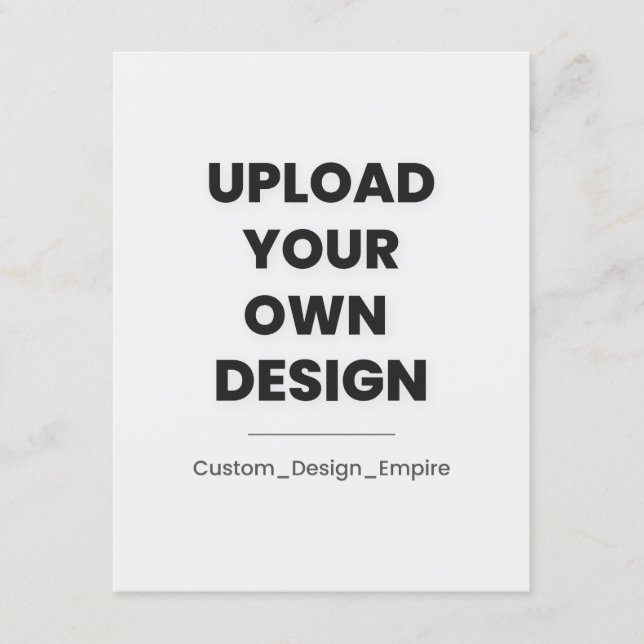 Upload Your Own Design Here | Custom  Julkort (Framsida)