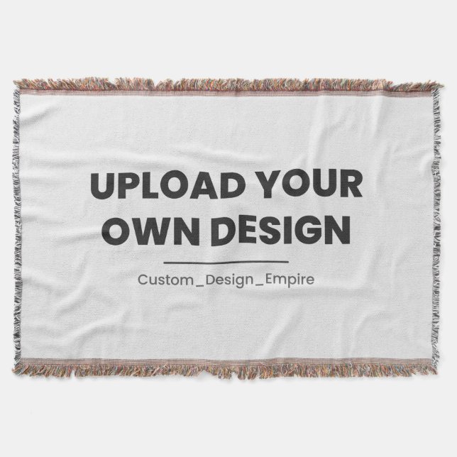 Upload Your Own Design Here | Custom Template Filt (Framsidan)