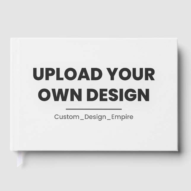 Upload Your Own Design Here | Custom Template Gästböcker (Framsida)