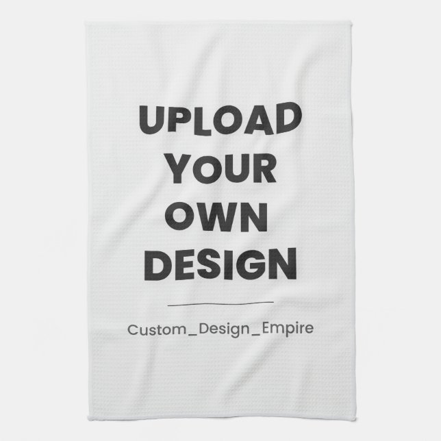 Upload Your Own Design Here | Custom Template Kökshandduk (Vertikal)