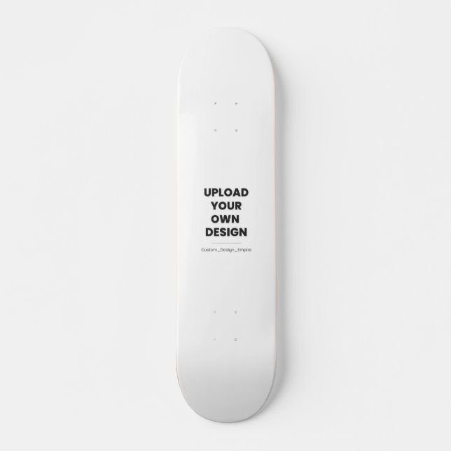 Upload Your Own Design Here | Custom Template Mini Skateboard Bräda 18,5 Cm (Framsida)