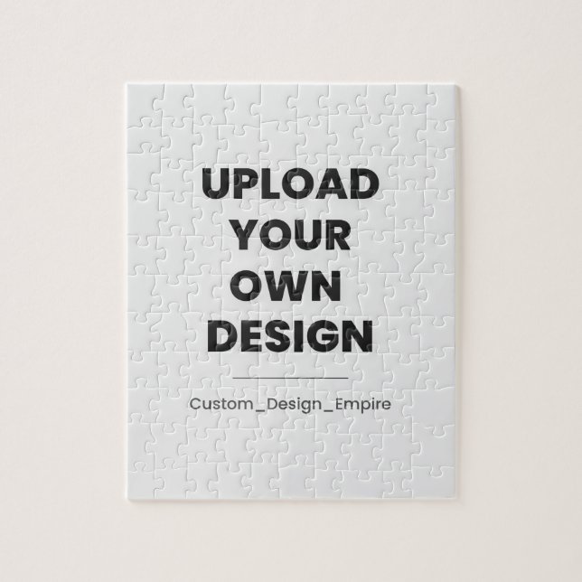 Upload Your Own Design Here | Custom Template Pussel (Vertikal)