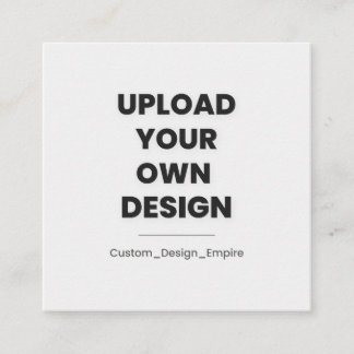 Upload Your Own Design Here | Custom Tilläggskort