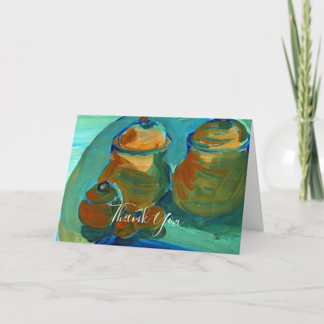 Upload Your Painting | Turn Custom Art Image to  Tack Kort (Framsida)