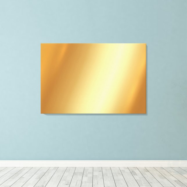 Upload Your Photo on Elegant Gold Blank Background Canvastryck (Insitu (trägolv))