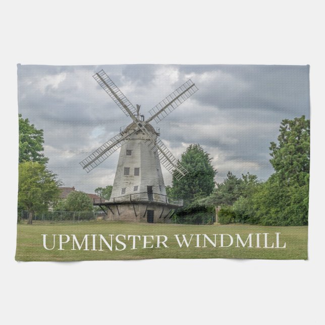 Upminster Kvarn tea towel Kökshandduk (Horisontell)
