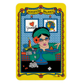 Upnå balans_B_4x6 kylskåpsmagnet Magnet