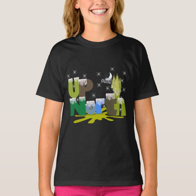 UpNorth Gifts and Apparatur T Shirt (Framsida)