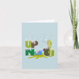 UpNorth Typography Art Tack Kort