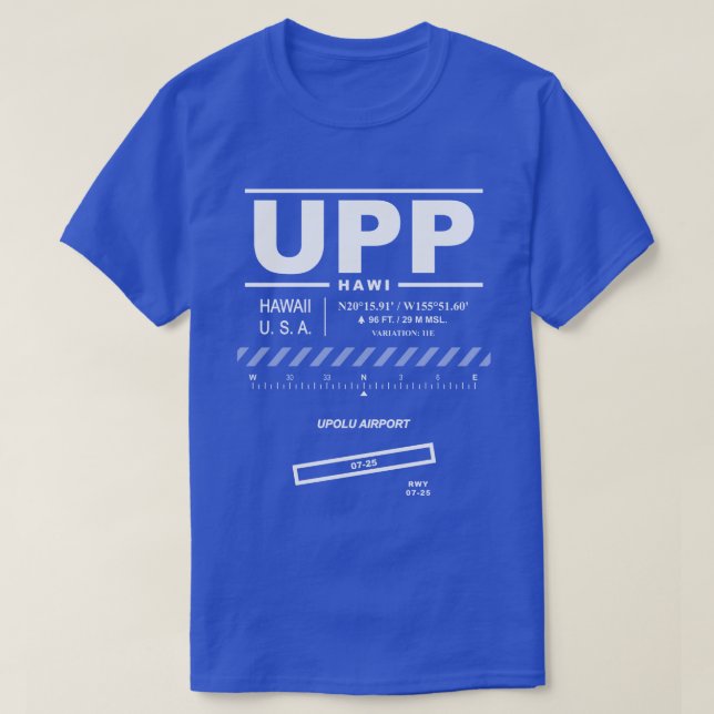 Upolu Airport UPP T-Shirt (Design framsida)