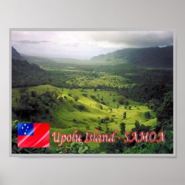 Upolu Island - Samoa - Poster (Framsidan)