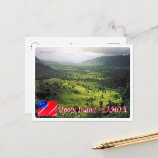 Upolu Island - Samoa - Vykort (Fram/Back In Situ)