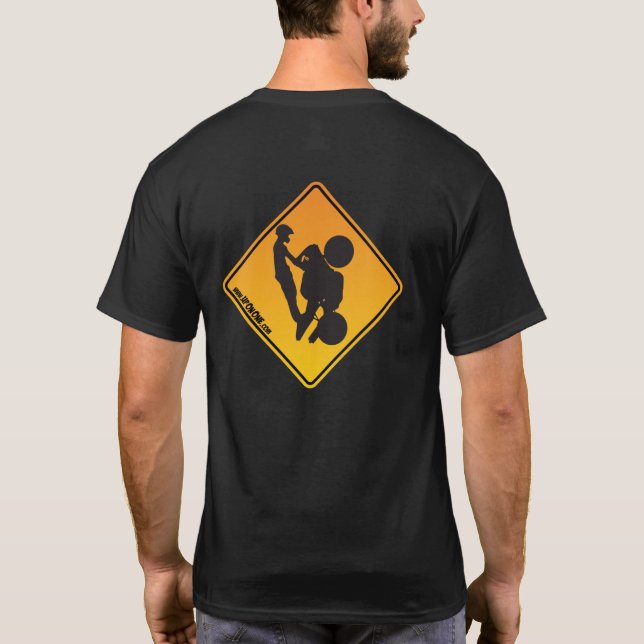 UpOnOne.com varnar logotypen Tee (Baksida)