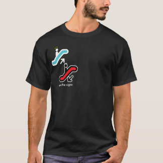 UPP BESEGRA, läs teckenet T-shirt