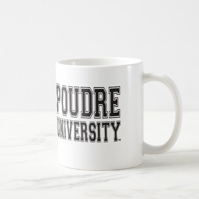 Upp de Poudre - Poudre universitetenmuggarna Kaffemugg (Höger)