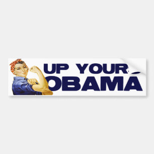 Upp din Obama Bildekal