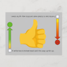 Upp,Emoji-vykort