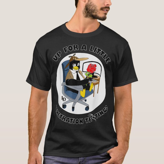 Upp för en liten penetrationsprovning t shirt (Framsida)