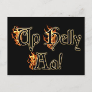 Upp Helly Aa! Post-kort för hälsning Vykort