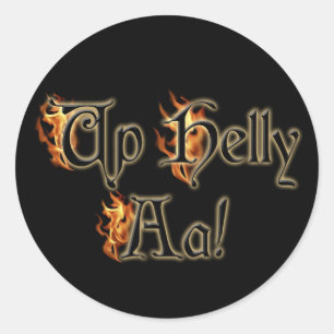 Upp Helly Aa! Runt Klistermärke