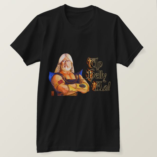 Upp Helly Aa! T Shirt (Design framsida)
