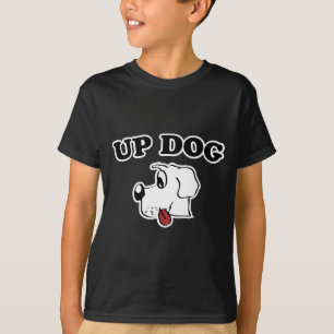 Upp hunden t shirt