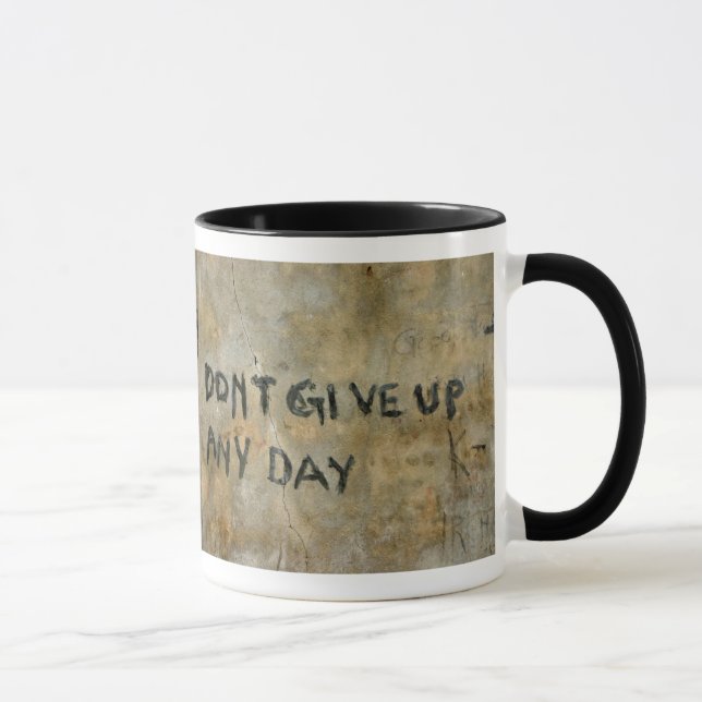 Upp inte Ge någon dag - Mugg (Höger)