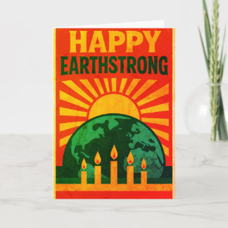 Upp! Lycklig Earthstrong Tack Kort