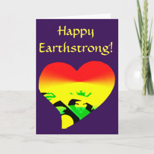 Upp! Lycklig Earthstrong Tack Kort