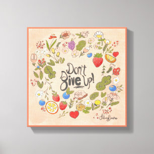 Upp med Ge! Stretched Canvas Wall Art 11x11