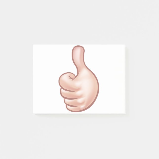 Upp med Tecknaden Post-it Block (Framsida)