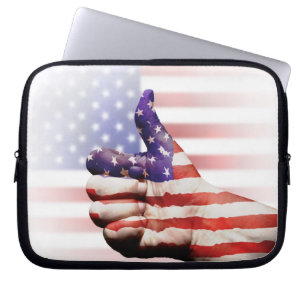 Upp med tummarna! laptop sleeve