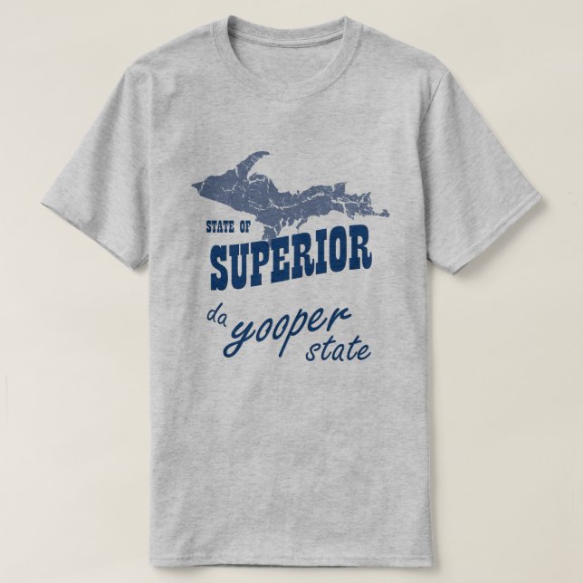 UPP Michigan Superior Yooper State T-shirt (Design framsida)